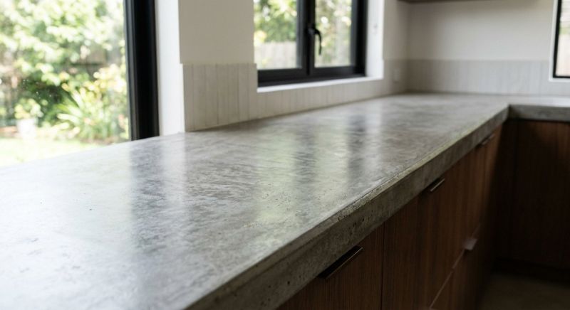 Cement Counter Installation in Napa, CA