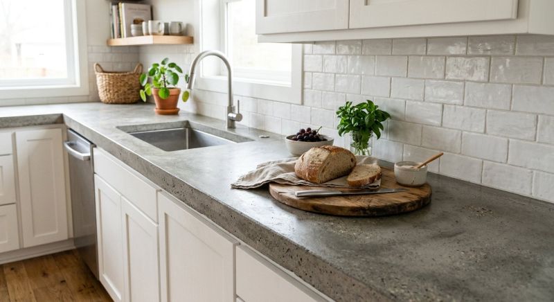 Cement Countertop Pouring in Sonoma County, CA
