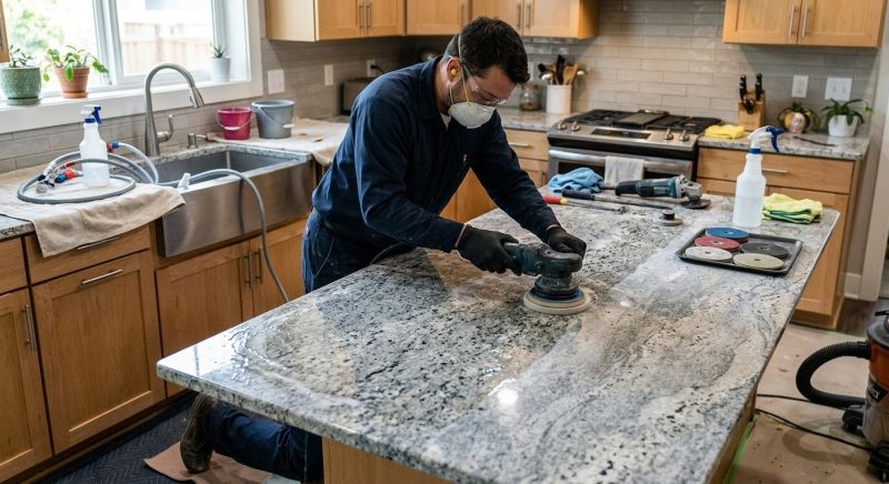 Countertop Polishing in Roseville, CA