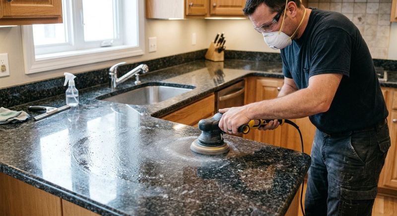 Granite Countertop Polishing in Sacramento, CA