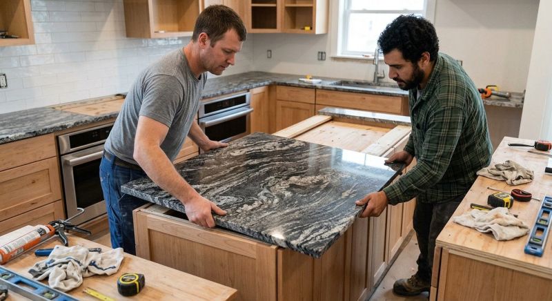 Granite Installation in Lake County, IL