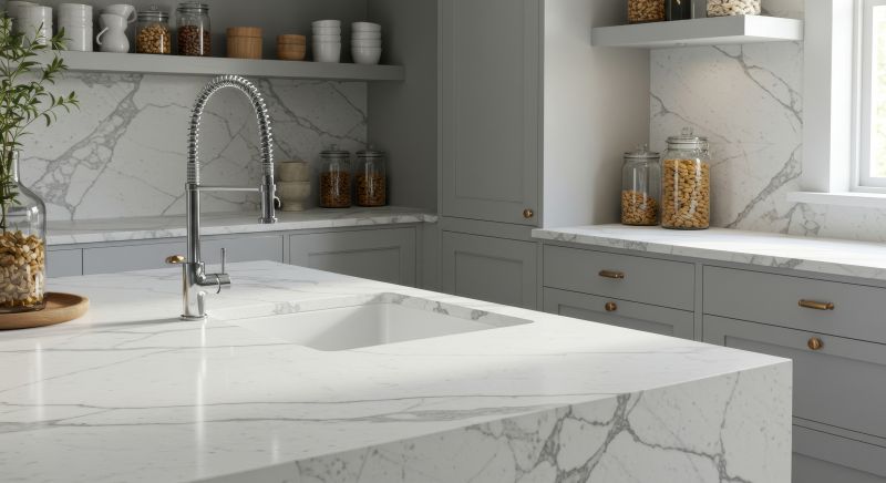 Marble Countertop Installation in Lake County, IL