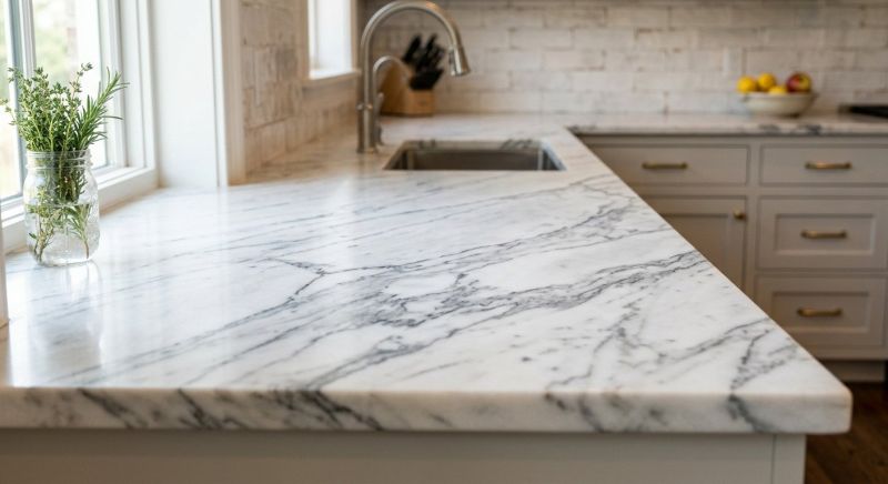 Marble Countertop Installation in Marin County, CA